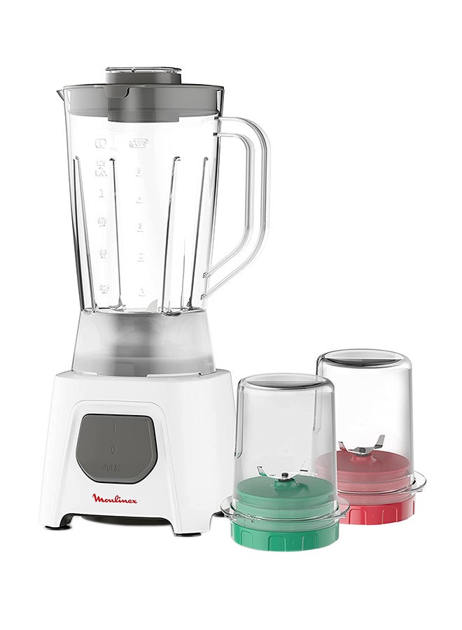 Moulinex Blendeo Blender With Grinder and Grater, 1.5 L 450 W LM2B3126 White - Image 1