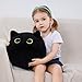 WeBingo Black Cat Plush Toy 16 Giant Cat Stuffed Animal Plushies Pillow for Girl Boy Kid Adult Large Big Soft Gift for Birthday Christmas Valentines Day Home Decor - Image 2