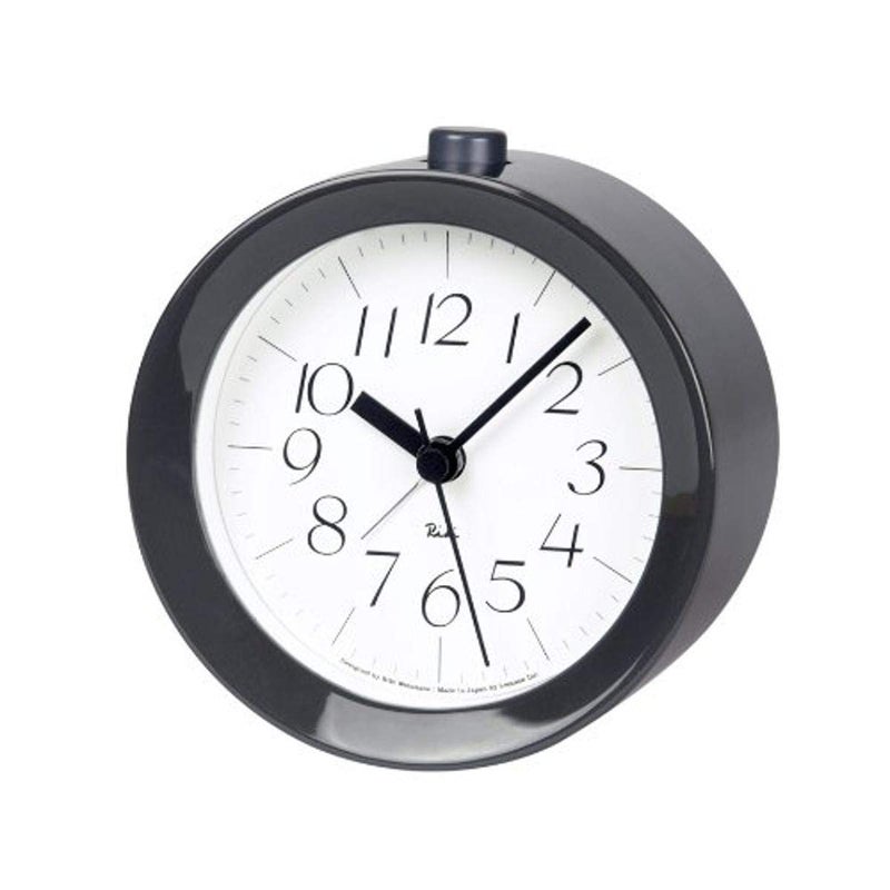 Remnos WR0914 GY Lemnos Alarm Clock Analog Liquid Alarm Natural Wood Fabric Ash