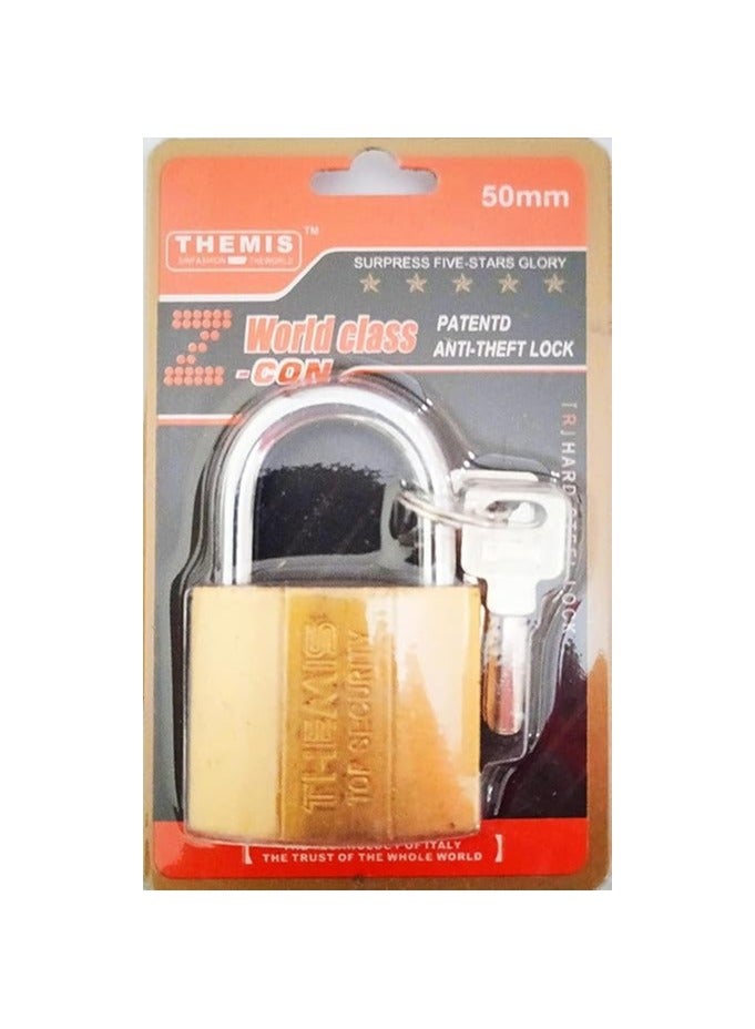 قفل قوس مفتاح مبنط – 50 مم