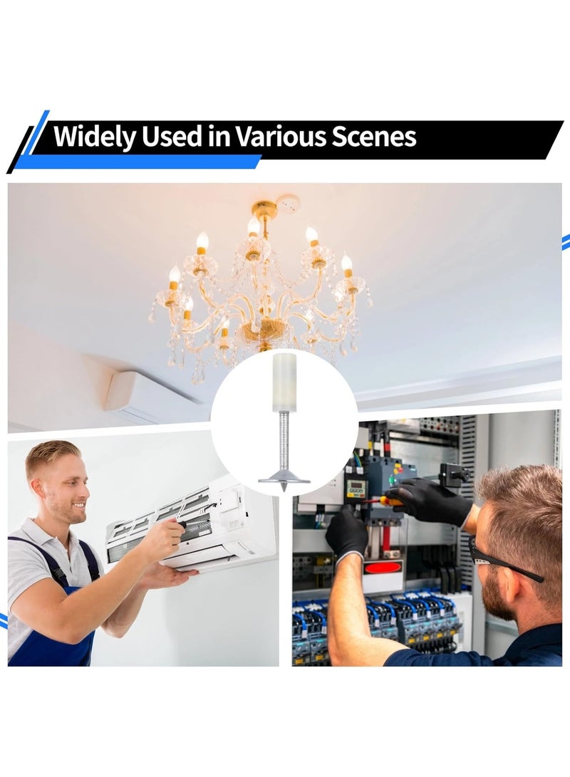 Relex Nails for Manual Steel Nail Gun, 200 pcs Round Nails Wall Fastening Tool, for Concrete Ceiling Cable Ducts Fixed Slotting Device Repair Tool Home DIY Nail Gun Accessories - Image 3