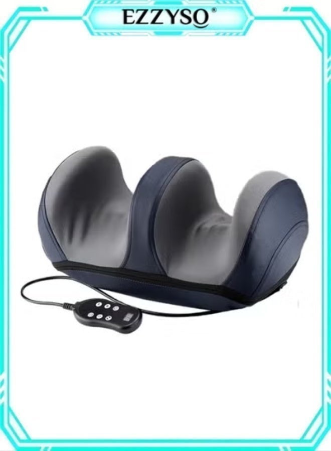 EzzySo 3 Intensity Levels Electric Foot Massager Shiatsu Heat Kneading Massage Hot Compress Deep Relaxation Relieve Fatigue Foot Spa Electric Calf Massager Machine For Pain Relief And Improving Blood Circulation Adjustable Intensity for Foot Massage, Lightweight and Relax for Home or Office Use - Image 2