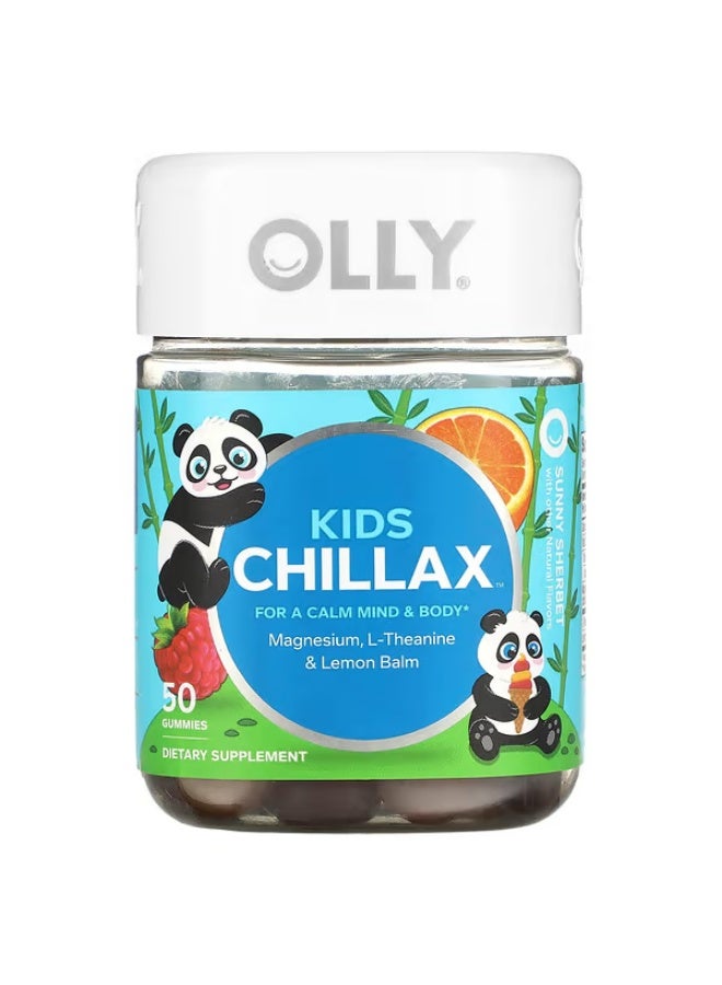OLLY, Kids Chillax, Sunny Sherbet, 50 Gummies