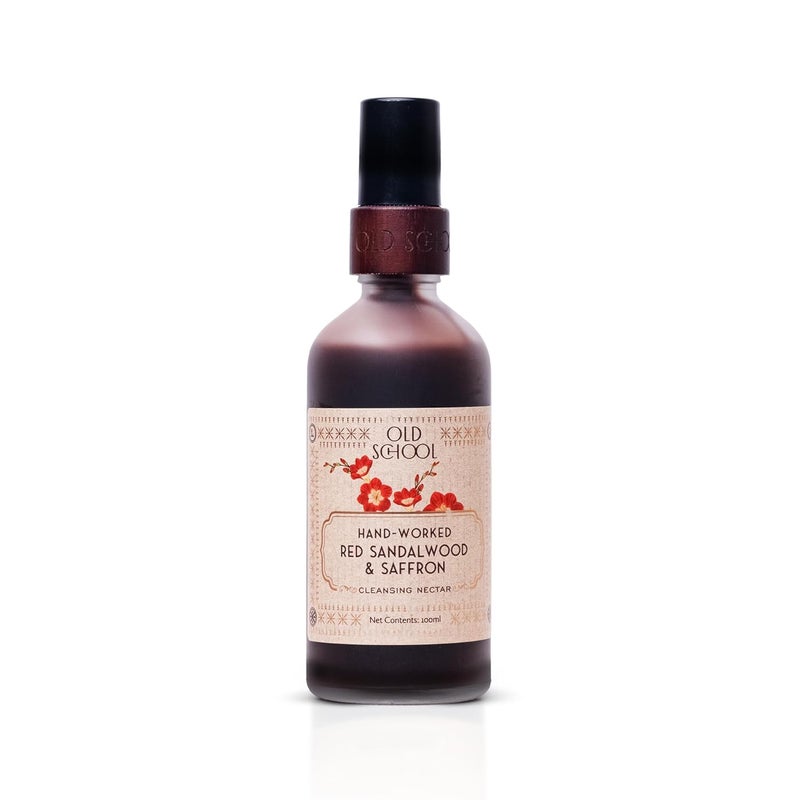 Old School Rituals Red Sandalwood  Saffron Age Defying Cleanser  Face Wash for Oily AcneProne  Mature Skin  Reduces Uneven Skin Tone  100 ml - Image 1
