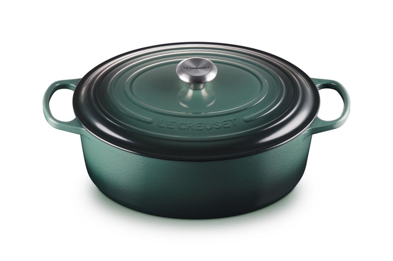 Le Creuset Le Creuset Enameled Cast Iron Signature Oval Dutch Oven 8 qt Artichaut