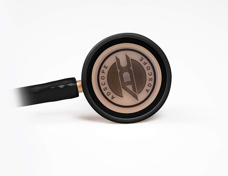 ADC Adscope Lite 619 Ultra Lightweight Clinician Stethoscope with Tunable AFD Technology, Lifetime Warranty, Rose Gold with Black Tubing - Image 5