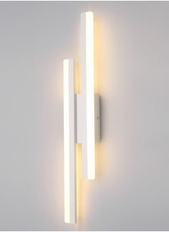 YATAI LIGHTING LED Bedroom Wall Lights (New Packing), Dimmable Wall Sconce, 19.6 inch Beside Wall Mounted Lamp, White Modern Wall Light for Bedroom Living Room Hallway Bathroom  - Image 1