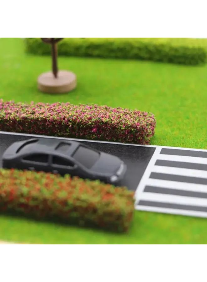 Pink Green Miniature Shrub Strips Artificial Greenery For Indoor Outdoor Decor - Image 3