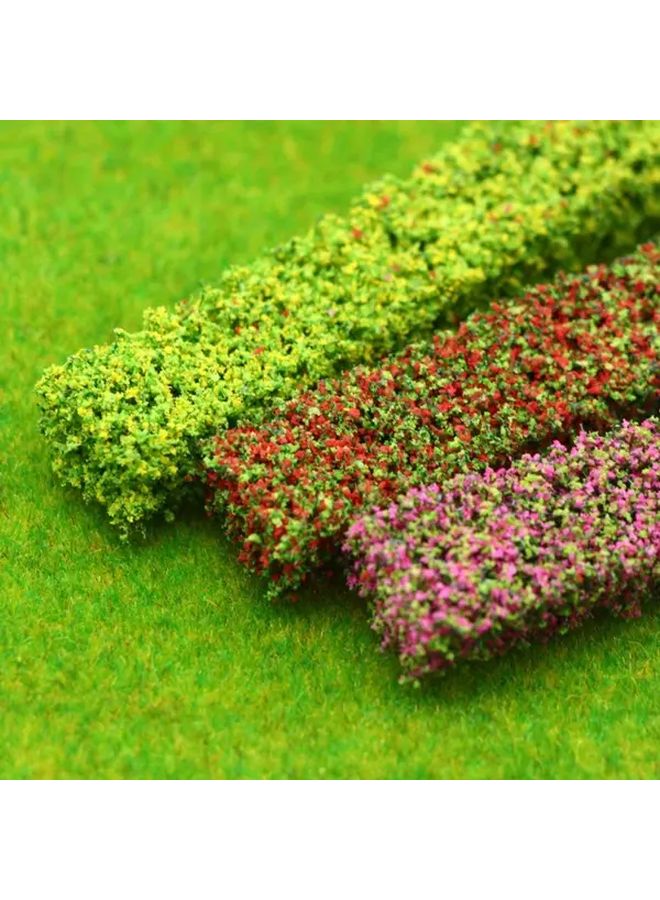 Pink Green Miniature Shrub Strips Artificial Greenery For Indoor Outdoor Decor - Image 2