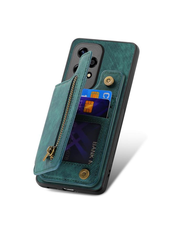 اس-توب جراب خلفي بسحاب من الجلد لهاتف Honor 60 Pro - Image 4