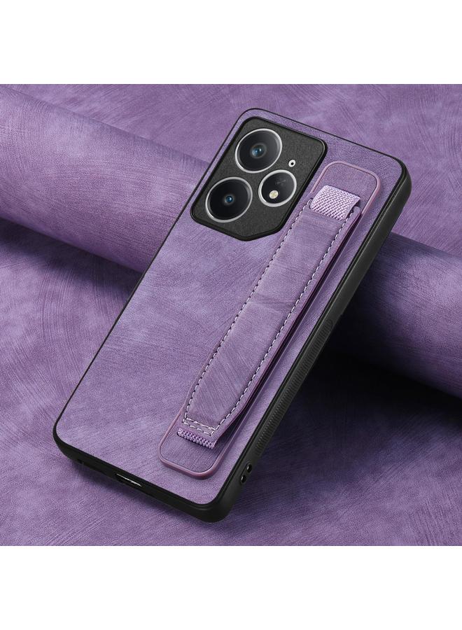 اس-توب جراب خلفي من الجلد لهاتف Realme Neo7 Retro مع حامل سوار المعصم - Image 4