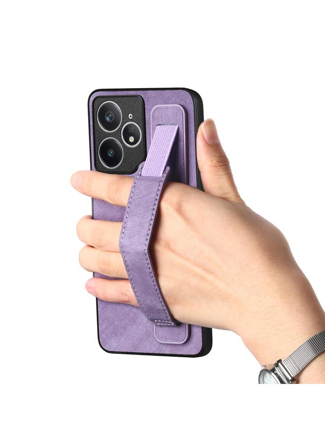 اس-توب جراب خلفي من الجلد لهاتف Realme Neo7 Retro مع حامل سوار المعصم - Image 2