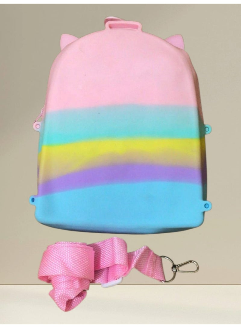 Kids Silicone Pop-It Toy Bag – Sensory Bubble Design for Fun and Light Carrying – For Ages 3 to 5 Years  - Image 3