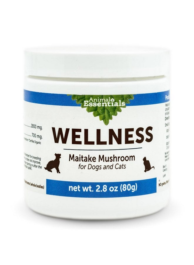انيمال إيسينشالز مكمل غذائي من فطر مايتاكي من Animal Essentials Wellness للكلاب والقطط - استجابة مناعية صحية، يدعم وظيفة الدورة الدموية، دفاع مناعي حاسم، مستخلص مسحوق الفطر - 2.8 أونصة (عبوة من قطعة واحدة) - Image 1