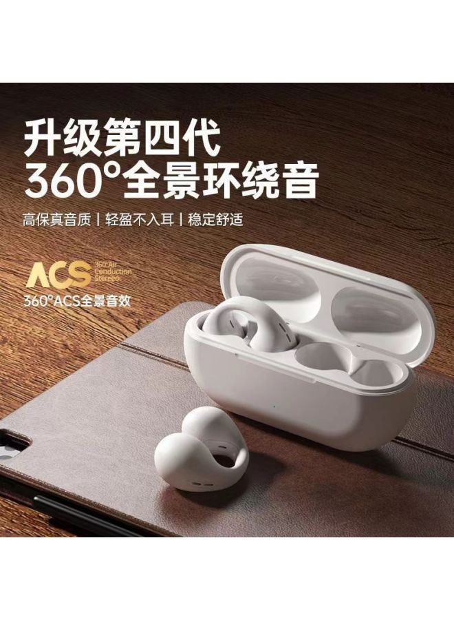 نيوترل سماعة بلوتوث لاسلكية بتقنية توصيل العظام للرياضة بدون مشبك للأذن بتصميم علوي راقٍ للرجال والنساء، بطارية طويلة الأمد - Image 2