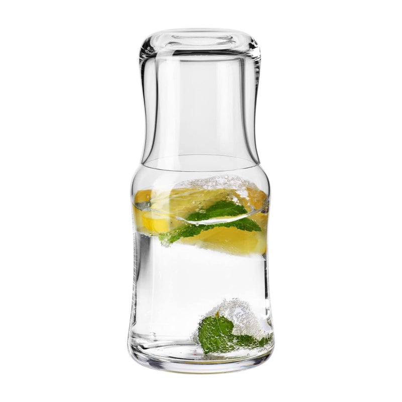 Krosno Water Drinking Night Bedside Water Carafe Tumbler Set Set of 2 203 and 68 oz Splendour Collection Home Restaurant Events Parties Dishwasher Safe Gift Idea Made in Europe