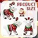 Simgoing Christmas Screaming Goat Makes Fun Screaming Goat Sounds Christmas Plush Features Bell and Santa Hat Funny Gift for Friends and CoworkersWhite - Image 4