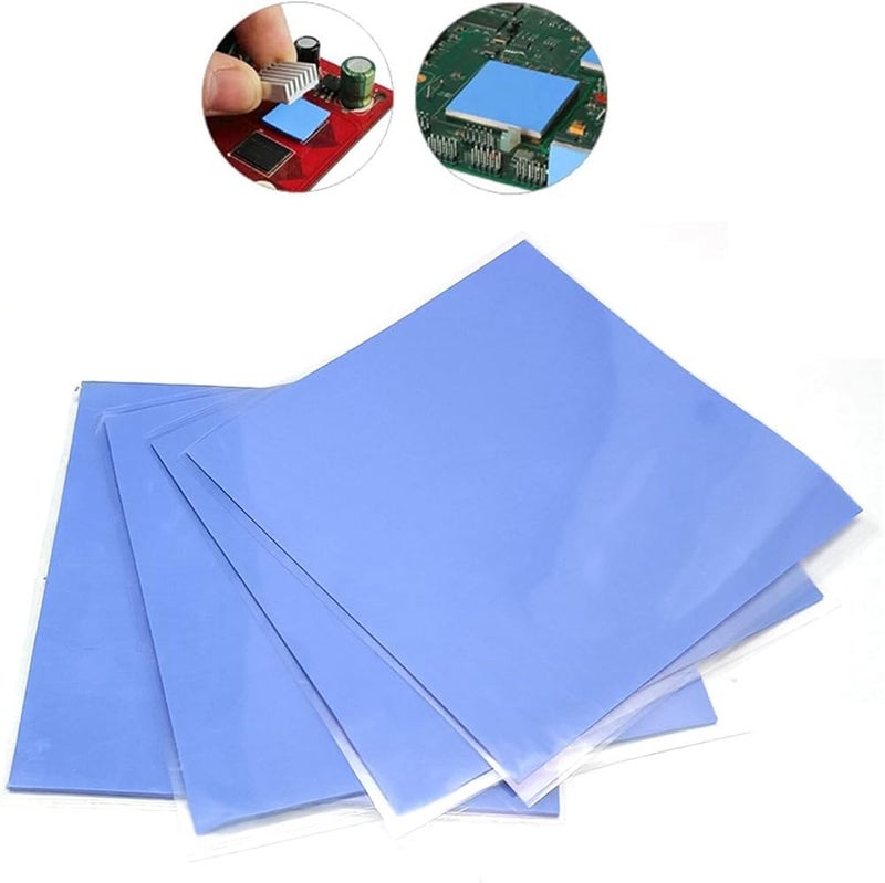 TRUEBOND 6w/mk Thermal Silicone Pad Size- 80x40x2mm Soft Safe Simple to Apply for SSD CPU GPU Chipset Cooling - BlUE (Pack of 1) - Image 4