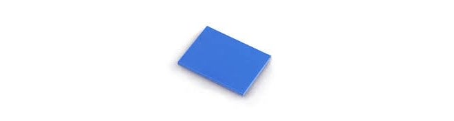 TRUEBOND 6w/mk Thermal Silicone Pad Size- 80x40x2mm Soft Safe Simple to Apply for SSD CPU GPU Chipset Cooling - BlUE (Pack of 1) - Image 1