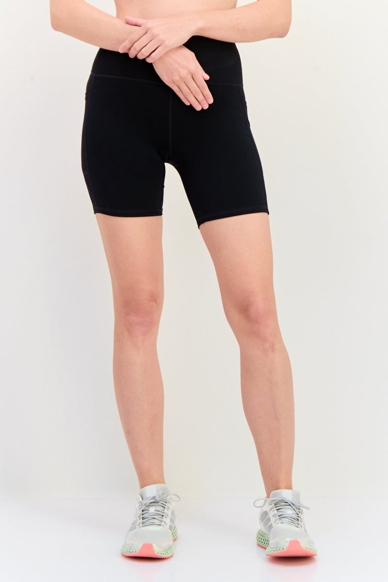 SKECHERS Women Sportswear Fit Training Shorts, Black  - Image 1