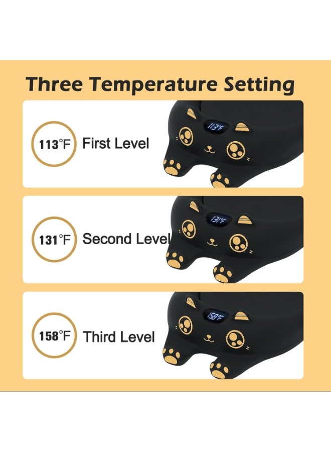عام إيقاف تلقائي لتدفئة الشموع، تسخين كوب القهوة مع 3 إعدادات لدرجة الحرارة، لوحة تسخين المشروبات الكهربائية للقهوة والشاي وحليب الماء والكاكاو - Image 3