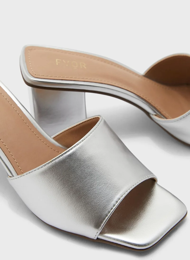 FYOR Casual Mid Heel Sandals