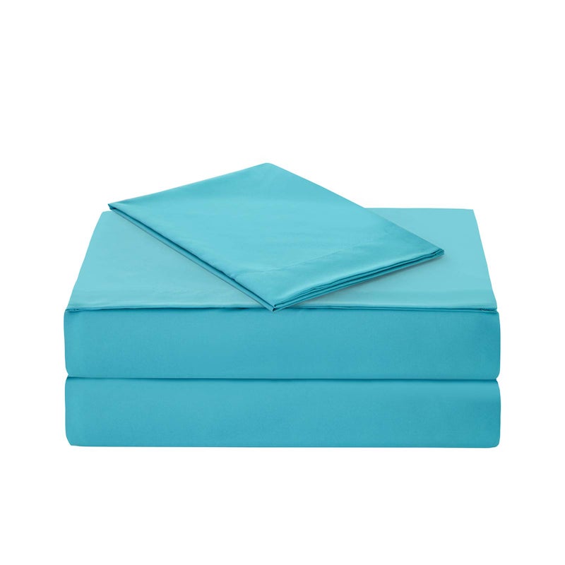 ARTALL Soft Microfiber Bed Sheet Set 4-Piece with Deep Pocket Bedding - Queen  Teal - Image 3