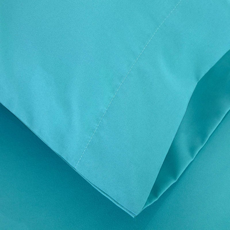 ARTALL Soft Microfiber Bed Sheet Set 4-Piece with Deep Pocket Bedding - Queen  Teal - Image 4