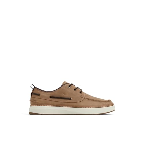 Sperry Men's Moc Neo Boat Shoe, Taupe, 8 - Image 3