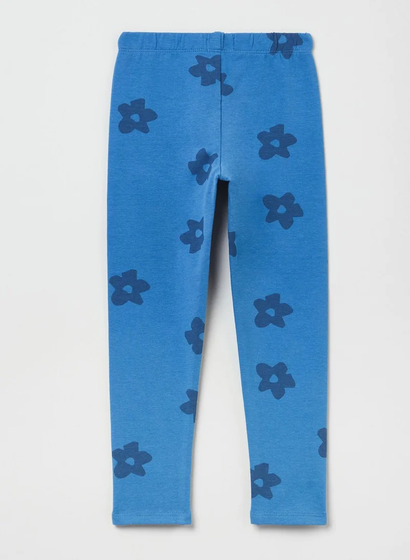 Ovs Kids Flower Print Sweatpants