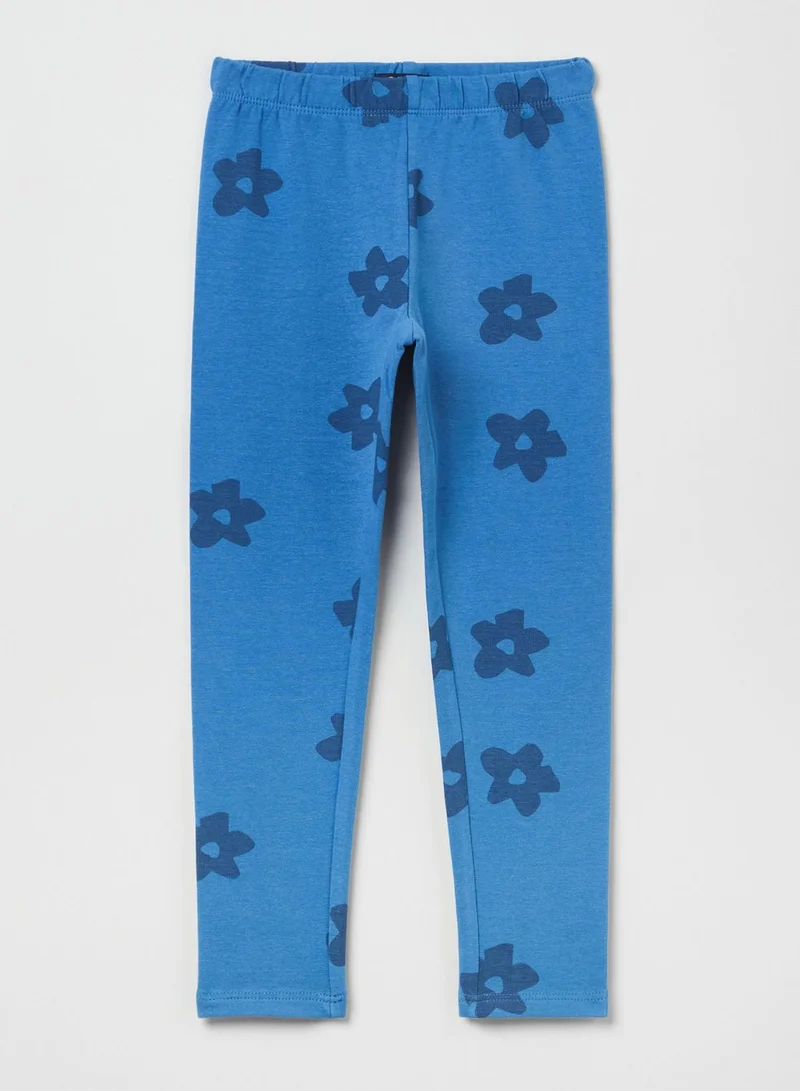 Ovs Kids Flower Print Sweatpants
