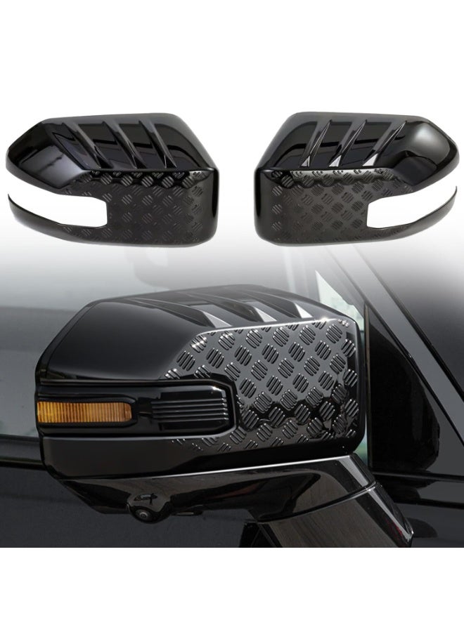 NOSKIN Chery Jetour T2 2023-2026 Traveler Rearview Side Mirror Cover Trim, Gloss Black ABS, 2-Piece - Image 1