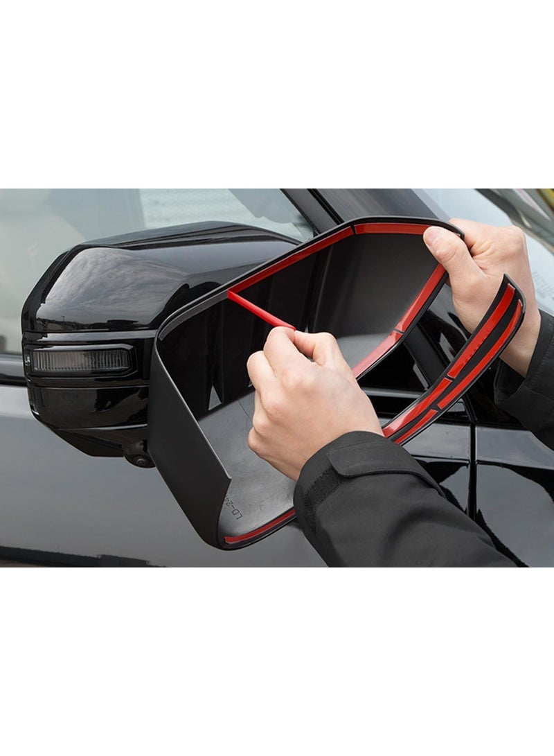 NOSKIN Chery Jetour T2 2023-2026 Traveler Rearview Side Mirror Cover Trim, Gloss Black ABS, 2-Piece - Image 5