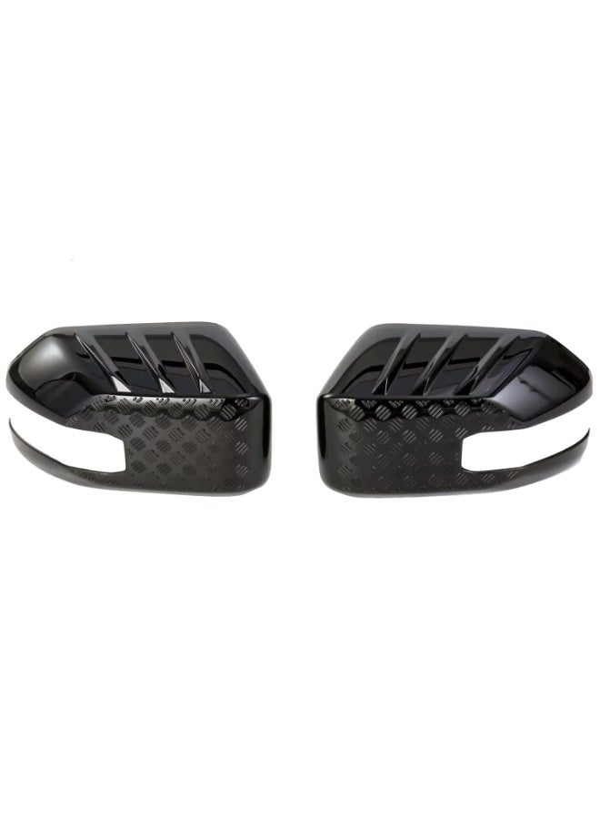 NOSKIN Chery Jetour T2 2023-2026 Traveler Rearview Side Mirror Cover Trim, Gloss Black ABS, 2-Piece - Image 2