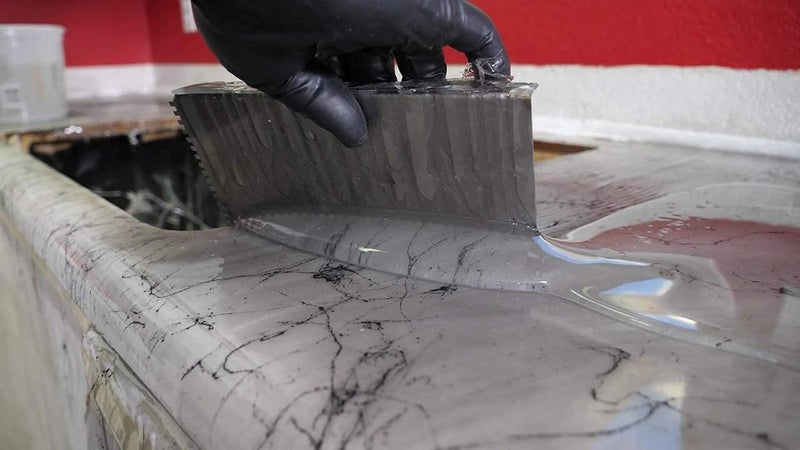 Stone Coat Countertops 1/8” Square Notch Trowel for Epoxy, Masonry, Tile, Wood, and More! Lightweight Hand Trowel, Perfect as a Brush, Reusable and Easy to Clean for Epoxy Projects and Home Improvement - Image 4