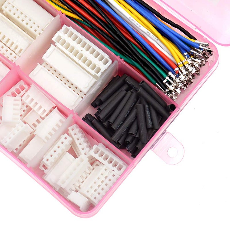 elechawk XH 2.54mm Connector Kit with pre-Crimped Cable Wire 2/3/4/5/6/7/8/9/10 Pin Housing JST Adapter Cable Compatible with JST-XH Connector - Image 5