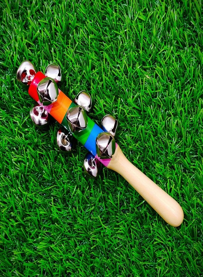 Vemlons Wooden Non Toxic Colourful Rattle Toys for New Born Baby, Musical Infant Toy, / Dugi Dugi Rattle Sweet Cuddle Infant of JhunJhuna/lakdi ka jhunjhuna - Image 4