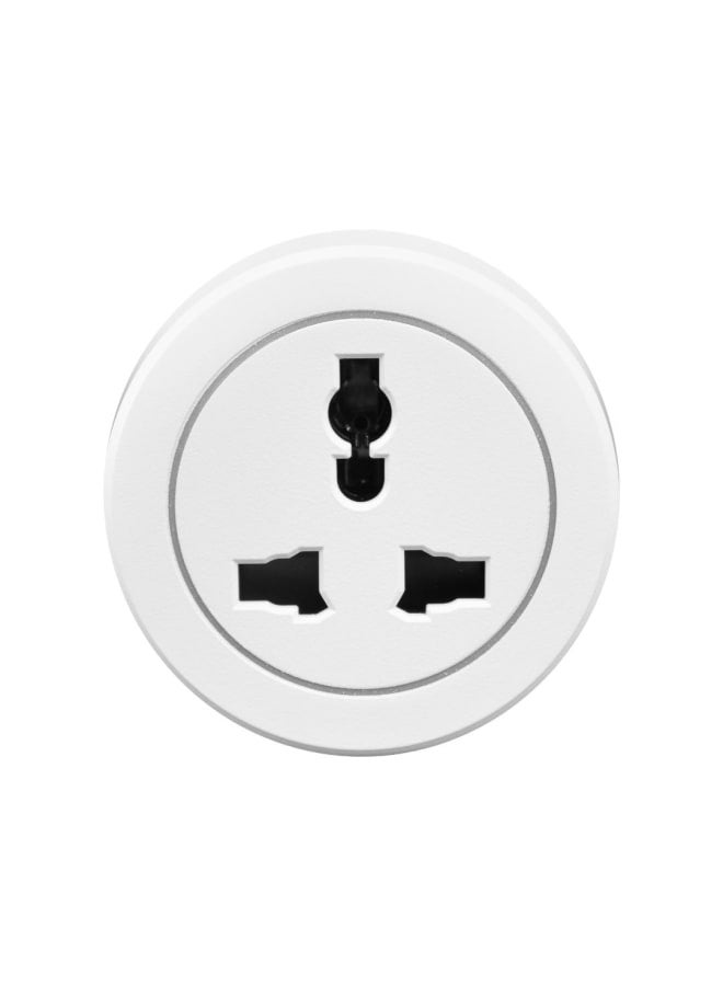 Sanshe sharm White illuminated English magnetic socket - Image 1