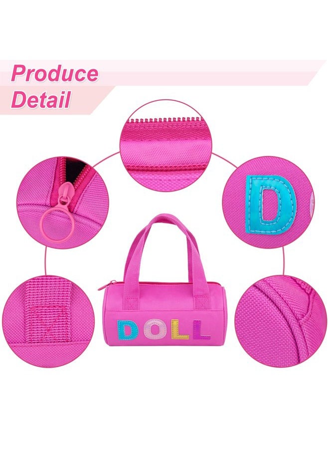 Ecore Fun 8 Piece 18 Inch Girl Doll Clothes and Accessories Set Include Yoga Sport Clothes Shoes Yoga Bands Towel Drink and Bag - Image 4