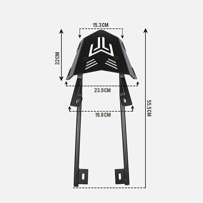 AUTO MT حامل دراجة AUTO MT خلفي معدني ثقيل لتمديد المقعد لياماها MT-15 - Image 3