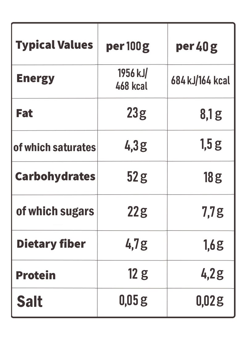 Crunchy Protein Bar - Nuts & Almonds - (25 bar)