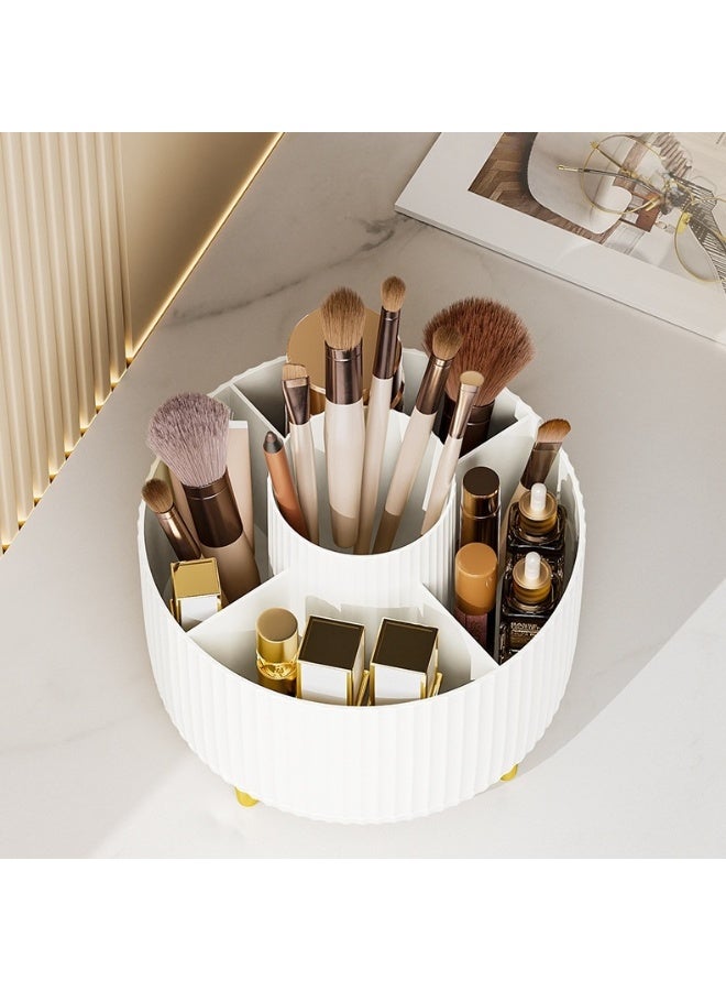 منظم مكتب دوّار بزاوية 360 درجة بخمس فتحات، منظم لتخزين الأدوات المكتبية واللوازم المكتبية، مناسب للمكتب، المدرسة والمنزل - Image 5