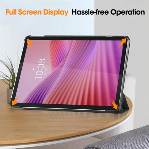 ProElite Cover for Lenovo Tab 10.1 inch 2025 Case Cover, Sleek Smart Flip Case Cover for Lenovo Tab 10.1 inch 2025 Tablet (Support Auto Sleep Wake), Black - Image 4