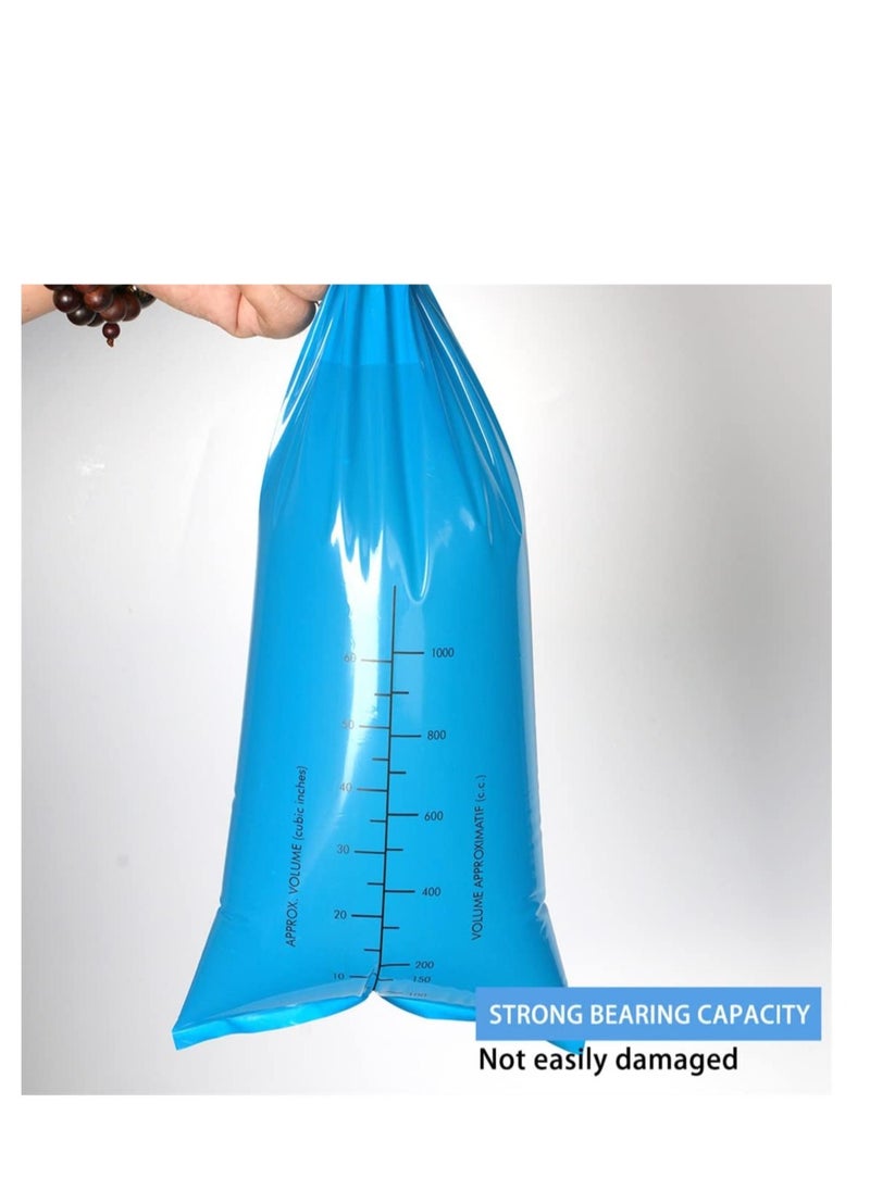 SYOSI - Vomit Bags Disposable Emesis Bag Throw Up Barf Bags Puke Bag Portable Nausea Bags for Airsickness Travel and Car Motion Sickness Morning Sickness 20 Pack 1000ML - Image 1