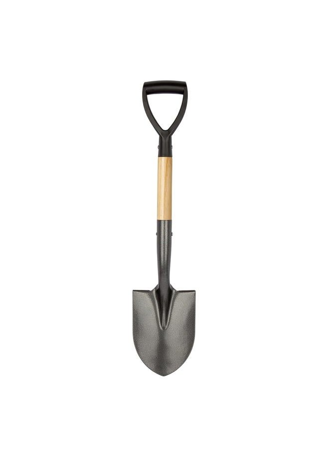 VNIMTI Shovel for Digging，Small Round Shovel with an Overall Length of 28 Inches，Kids Beach Shovel with D-Handel,Mini Garden Shovel,Car Snow Shovel - Image 1