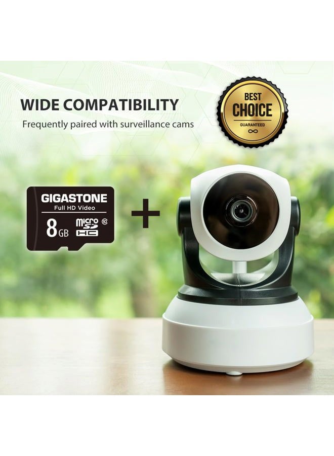 GIGASTONE 8GB 2-Pack Micro SD Card, Full HD Video, Surveillance Security Cam Action Camera Drone, 85MB/s Micro SDHC Class 10 - Image 4