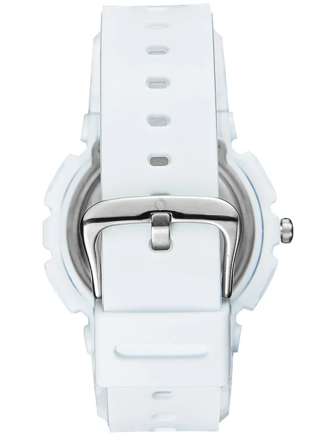 أسترو Women Analog+Digital Round Polyurethane Wrist Watch A22707-PPWK