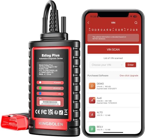 KINGBOLEN Ediag Plus Bluetooth Scanner All System Bidirectional Test OBD2 Diagnostic Scanner for iOS Android with CANFD Protocol Auto VIN 15 Rest 1 Year Without fee Update - Image 1