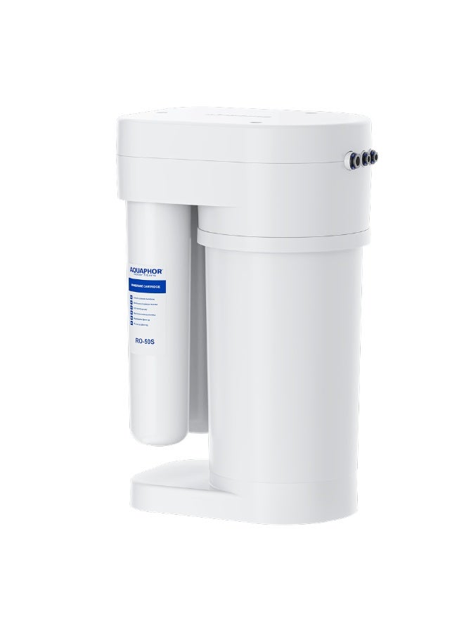 Aquaphor RO-70S Compact Reverse Osmosis Water Filter System, 190L/Day Capacity with 5L Storage Tank, Multi-Stage Filtration Removes Chlorine, Heavy Metals, Bacteria & Viruses, Integrated Mineralization for Balanced Taste, Water Purifier for Home Use - Image 2