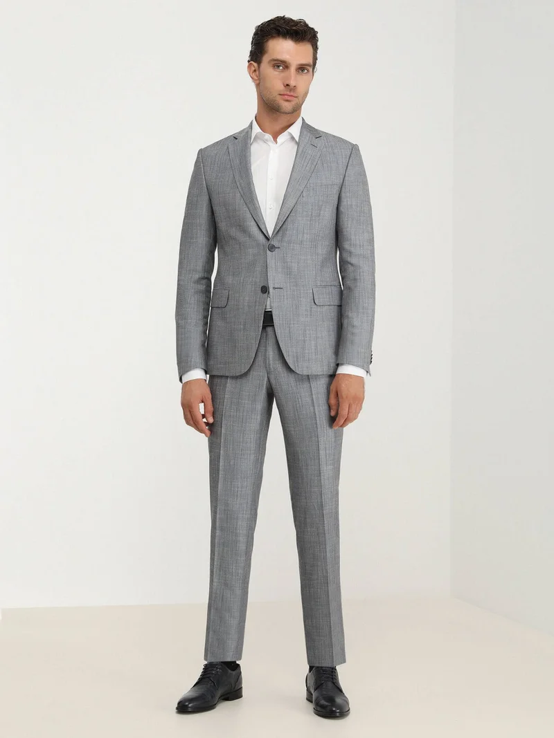 كيب Blue Patterned Modern Fit Suit